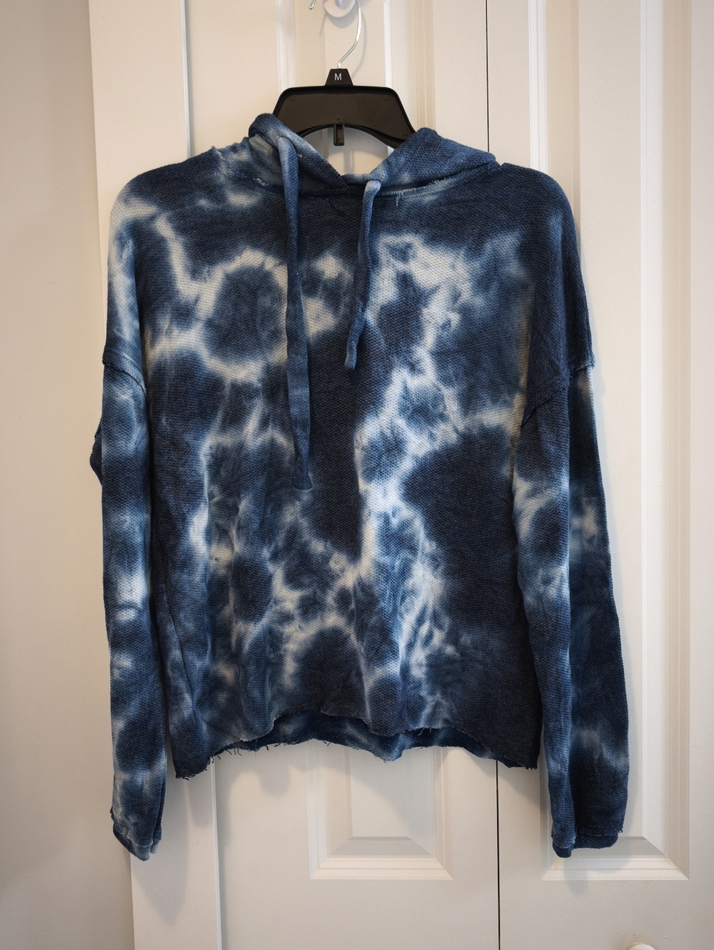 For the Republic Women's Blue Tie Dye Hoodie
